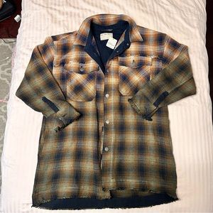 Free People NWT Plaid Flannel